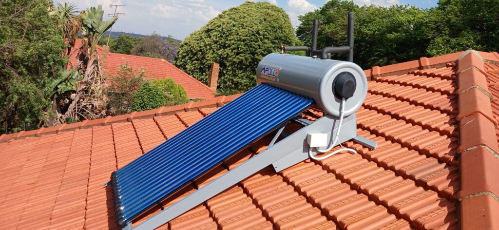 Integrated Solar Geyser Systems IHP15 geyser in Jhb install - East Rand Solar
